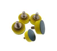 5pcs 1" 25MM Piastra Di Supporto In Vinile Platorello Con Filettatura M6 Per Dischi Di Ricambio Pad Utensili Abrasivi
