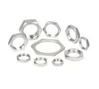 5pcs 1/8" BSPP Female 304 Stainless Steel Hex Lock Nuts YZWRWRMKTB