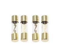 5PCS 10 * 38 Vetro Placcato Oro AGU Fusibile Fusibili Pacchetto Auto Amplificatore Amplificatore 10A 15A 20A 25A 30A 40A 50A 60A 70A 80A 100A(80A)