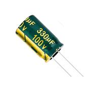 5pcs 100V330UF 100V 330UF 13 * 20MM Condensatore elettrolitico in alluminio ad alta frequenza a bassa ESR/impedenza Dispositivi elettronici