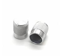5pcs 10x12mm In Alluminio Manopola Manopola Potenziometro Switch Switch Manometro Adatto Per Albero Fiorito 6mm,Silver