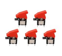 5pcs 12V 25A Interruttore a levetta, interruttore a levetta per bilancieri con connettore a 2 pin, interruttori di on/spegnimento per auto, barca, ATV, camion, tosaerba, veicolo