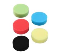 5pcs 15.2cm Piatto Auto Lucido Schiuma Lucidante Spugna Set Kit Pastiglie per