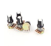 5pcs 1K resistori variabili OHM 3 terminali lineari rotanti audio B potenziometri tipo potenziometro Accessori specializzati