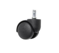 5pcs 2 pollici anello di sicurezza 11mm/filettatura 10mm ruota universale sedia da ufficio caster boss clip molla pu mobili(Circlip-Matte Black)