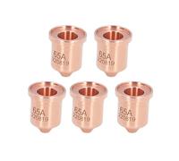 5Pcs 220819 65A Punte Ugello per PMX 65/85/105 Plasma Taglio Torcia Consumabile, Ottone Plasma Electrodo Tip