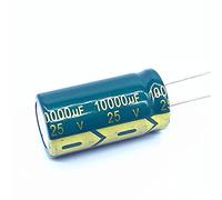 5pcs 25V 10000UF Condensatore elettrolitico in alluminio ad alta frequenza a bassa ESR Dimensioni 18 * 35 10000UF25V Elementi di accumulo di energia