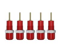 5PCS 2MM Presa a Banana Binding Post Spina a Banana jack Accessori for connettori elettrici Q.40007(Type A 5 black)