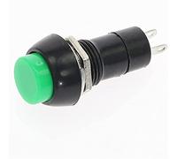 5pcs 2PIN Plastica 12mm Latch/Interruttore a pulsante momentaneo PBS-11A PBS-11B 3A 250V AC Pulsante campanello a 6 colori (Color : 6, Size : Self-Locking)(3,Momentary)