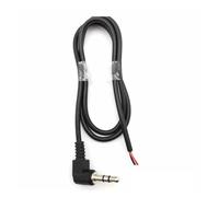 5PCS 3.5mm Jack Cavo audio Compatible With auricolari fai-da-te Cavo di ricambio Compatible With cuffie Cavo di riparazione Compatible With auricolari in filo di rame a cristallo singolo(50cm Elbow)