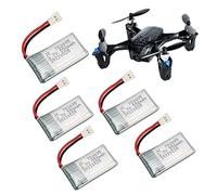 5Pcs 3.7V 550mAh Batteria per Hubsan X4 H107 H107L H107D MJXRC F47 DFD F180 RC Drone, Sostituzione RC Drone Accessori Batteria UAV, Plug and Play