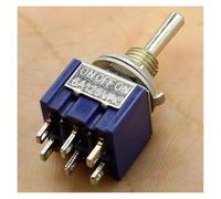 5pcs 3 Position 2P2T DPDT ON-OFF-ON Miniature Toggle Switch