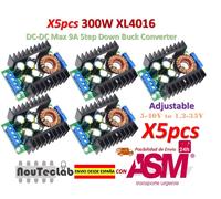 5pcs 300W XL4016 Dc-Dc Max 9A Step Down 5-40V To 1.2-35V Regolabile Power Supply