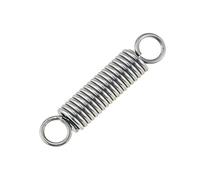 5PCS 304 Stainless Steel Dual Hook Small Tension Spring Hardware Accessories Wire Dia 1.2mm Outer 8 10 12mm Length 40-100mm(40mm,10MM_1.2MM)