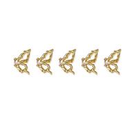 5Pcs 3D Gioielli Lusso Zircone Arte Strass Cristalli Per Decors Anelli Orecchini
