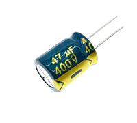 5PCS 400V 47UF 13 * 20mm 47UF 400V High Frequency Low Aluminum Electrolytic Capacitor RUAJOGYNVM