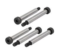 5pcs 40Cr Shoulder Bolt 8mm Shoulder Dia 55mm Shoulder Length M6x12mm Thread