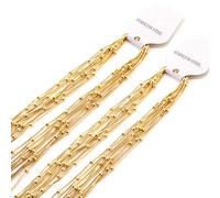 5pcs 45-60cm 0.9mm Acciaio Inox Perline Serpente Catenina Gioielli Elementi