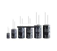 5pcs 450V Aluminum Electrolytic Capacitor 1UF 2.2UF 3.3UF 4.7UF 10UF 22UF 33UF 47UF 68UF 82UF 100UF 150UF 180UF 220UF NWPNLXEA(450V 10UF 5PCS)