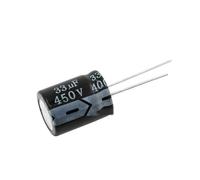 5PCS 450V33UF Aluminum Electrolytic Capacitor 33uf 450v Volume 16 * 25MM