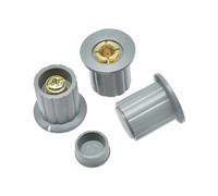 5pcs 4mm Grigio Grigio Tappo A Bordo Tappo Potenziometro Tappo A Manopola Per Wxd3-12-1w Wxd3-13-2w Wirewound Potenziometro,Gray