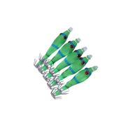 5pcs 5.8cm 3.1g Esche da pesca Glow Jigs Hook Gamberetti Esche artificiali calamari Jigs Seppie Ami da pesca Marine esche da pesca