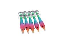 5pcs 5.8cm 3.1g Esche da pesca Glow Jigs Hook Gamberetti Esche artificiali calamari Jigs Seppie Ami da pesca Marine esche da pesca