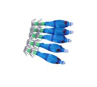 5pcs 5.8cm 3.1g Esche da pesca Glow Jigs Hook Gamberetti Esche artificiali calamari Jigs Seppie Ami da pesca Marine esche da pesca