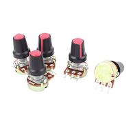 5pcs 500K resistori variabili OHM 3 terminali lineari conici rotanti tipo B potenziometri potenziometro pot Accessori specializzati
