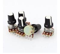 5pcs 50K Resistori Variabili OHM 3 Terminali Linear Rotary Audio B Potenziometri Tipo Potenziometro Accessori Specializzati