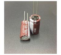 5pcs/50pcs 470uF 63V 12.5x25mm Low Impedance Long Life 63V470uF Aluminum Electrolytic capacitor NWPNLXEA(One Size)