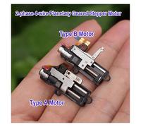 5PCS 5MM Stepper electronic starter 2-phase 4-wire Reducer Full Metal Planetary Reduction Gear Box + Precision Metal Slider Table RRBXXUYN(Type A Motor)