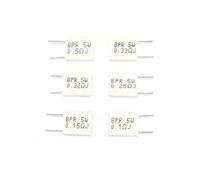 5pcs 5W BPR56 0.01R~0.5R Non-inductive Ceramic Cement Resistor Resistance 0.1R 0.22R 0.25R 0.5R 0.15R 0.033R 0.05R 0.47R ohm BIANMTSW(0.015R)
