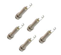 5Pcs 6.35mm 1/4 di pollice elettrico basso chitarra uscita presa fine pin presa cilindro ingresso uscita presa presa facile da usare