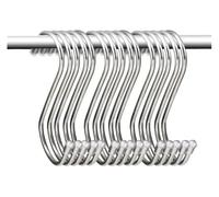 5pcs 6/8/12cm S Metal Hooks Stainless Steel S Shaped Hook Hanging | for Kitchen Spoon, for , for Pan, for Plant Bags, for Cups, for Clothes(5pcs 8cm)