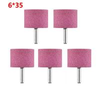 5pcs 6mm Gambo Abrasive Mounted Stone Cilindro for Utensile Rotante Mola A