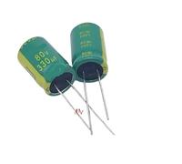 (5pcs) 80V330UF High frequency low resistance long life electrolytic capacitor 330UF 80V Volume 13X20MM AUOQKQUT