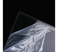 5Pcs A4 PVC Plastica Flessibile Fogli Gel Trasparente Lavoretti Film Luci Rosso