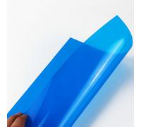 5Pcs A4 PVC Plastica Flessibile Fogli Gel Trasparente Lavoretti Film Luci Rosso