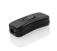 5Pcs AC 110-250V 2A Inline Lighting Lamp In Line Cord Rocker Switch black White