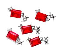 5pcs Affascinante Rettangolare Nail Art Decorazioni Per Le Donne Alla Moda Fare Una Dichiarazione Alta Lucido Nail Abbellimenti