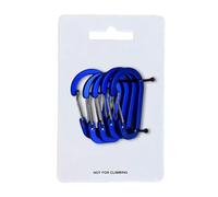 5Pcs Alluminio D Forma Moschettone Clip Compatto Primavera Outdoor Gear Alluminio Per Portachiavi E Accessori Paracord Accessori Clip