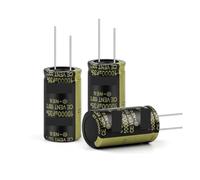 5PCS Aluminum Electronic Capacitor 25V 35V 50V 63V 100V 160V 200V 250V 450V 470UF 680UF 1000UF UHigh Frequency Low EKFBQBGW(250V220UF 18x35)