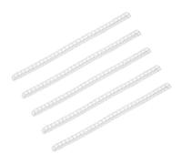 5pcs Anelli Robusti Strumento di Regolazione Stringitore Anelli Invisibili Dimensioni Bande di Regolazione Per Uso Quotidiano E Occasioni Speciali Chiaro Resizer, 4 mm, come descritto, come descritto