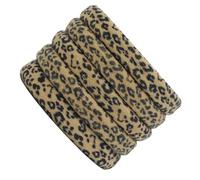5pcs Animal Print Fasce per capelli per uso quotidiano runchies elastici corda cerchi per donne ragazze vestito diverso moda cravatta uso quotidiano