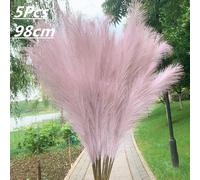 5pcs Artificiale Pampas Erba Bouquet Simil Secchi Pianta Per Home Living Casa