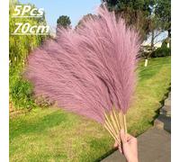 5pcs Artificiale Pampas Erba Bouquet Simil Secchi Pianta Per Home Living Casa