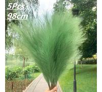 5pcs Artificiale Pampas Erba Bouquet Simil Secchi Pianta Per Home Living Casa
