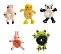 5pcs Bella Animale Peluche Cravatte Per Gli Amanti Della Moda Comodi ed Elastici Copricapo Vari