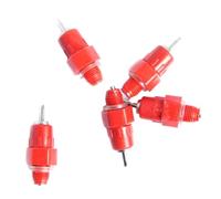 5Pcs Bevitore di Capezzoli Acqua Abbeveratoio Automatico Pollo Abbeveratoio Capezzolo Bevitore Gallina Anatra Pollame Vite Stile Acqua Bevanda Alimentatore Attrezzature Industri